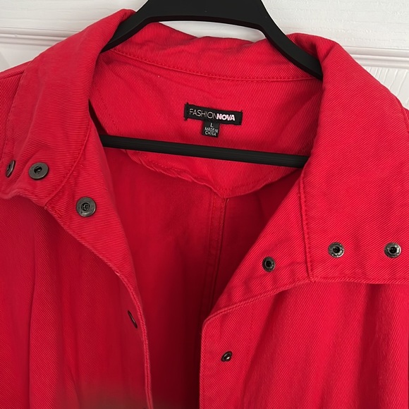Fashion Nova Jacket Sz L - Picture 2 of 3